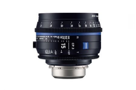 Zeiss CP.3 15mm T2.9 Compact Prime Lens (EF) Mount, Meters