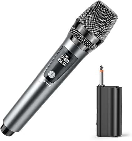 LECXO VHF-681Handheld Wireless Microphone