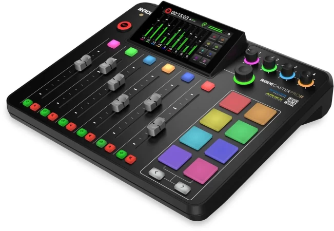 RODE RODECaster Pro II Integrated Audio Production Studio (Black)