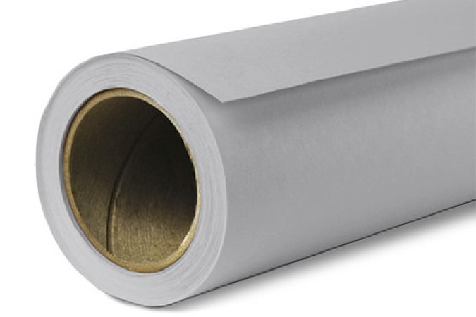 Light Gray Paper Background, 2.72m Wide, Without Stand