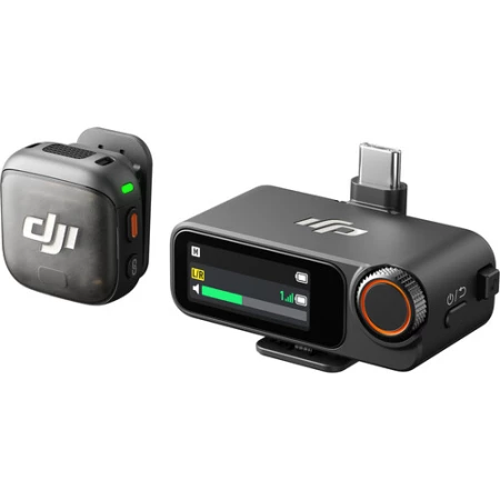 DJI Mic 3 Compact Wireless Microphone System/Recorder for Camera