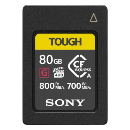 بطاقة ذاكرة فلاش سوني CFexpress من النوع A بسعة 80 جيجابايت - سلسلة G عالية السرعة VPG400