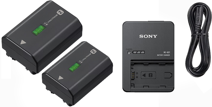 بطاريات عدد٢+ شاحن + كيبل