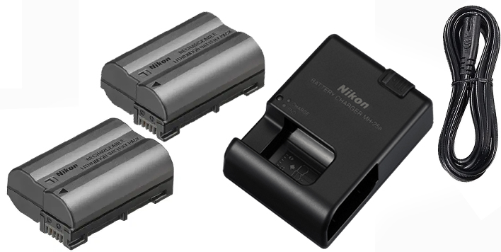 بطاريات عدد٢+ شاحن + كيبل