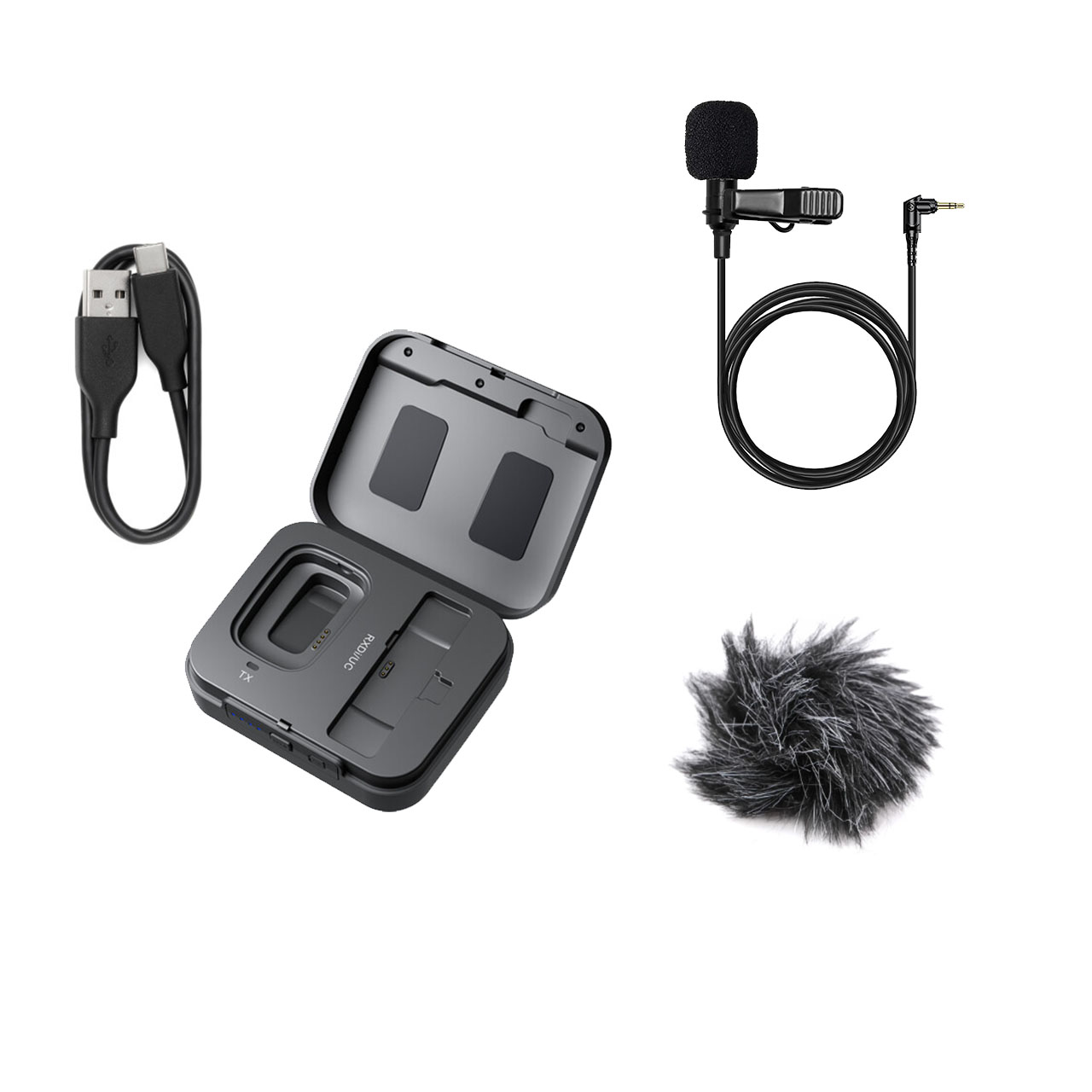 سلك مايك-عازل هواء-علبة شحن