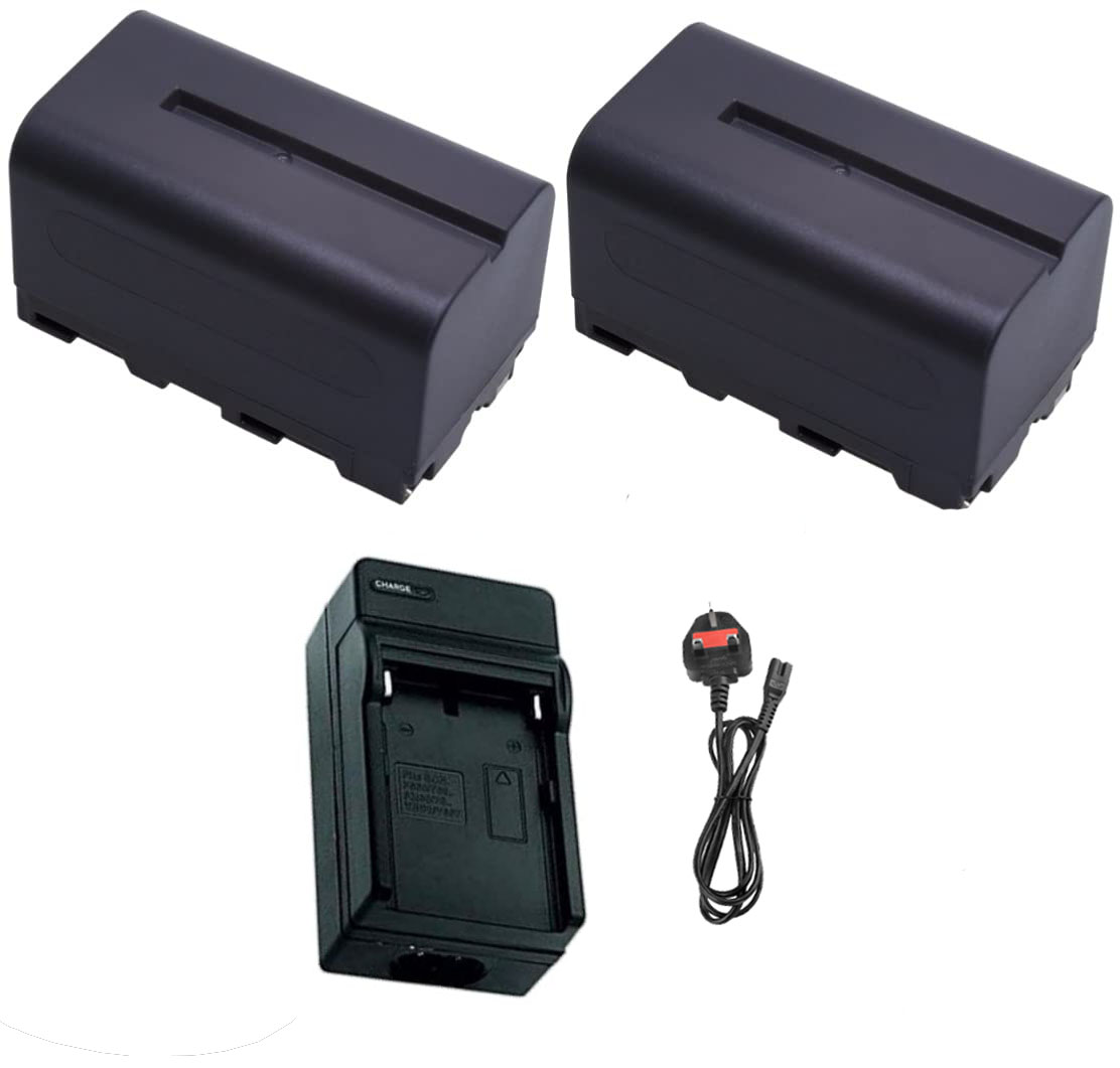 بطاريتين مع شاحن